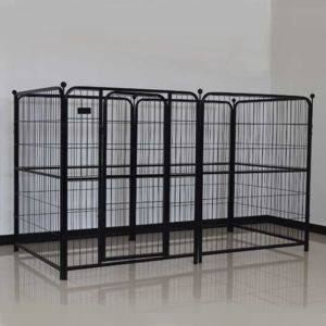 รั้วสุนัขในร่มสุนัขขนาดกลางขนาดเล็ก Golden Retriever Alaska สุนัขขนาดใหญ่กรงสัตว์เลี้ยง Kennel บ้านสบาย ระบายอากาศได้ดี ปลอดสารพิษทําความสะอาดง่าย