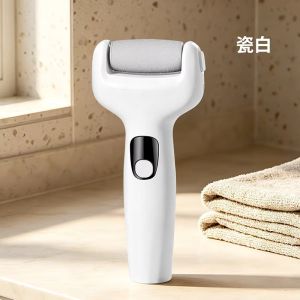 Aitemay sạc điện miếng đá chà gót chân 2 tốc độ sạc USB loại bỏ vết chai có thể giặt tẩy da chết cho da khô dụng cụ làm móng trắng Xanh lam đen