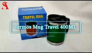 Mug Gelas Travel Kaca Cangkir Stainless Jar Tumbler Glass Botol Minum Air Panas Dingin Termos Bottle