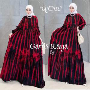 Gamis Raya Twill BG Collection Motif Qatar