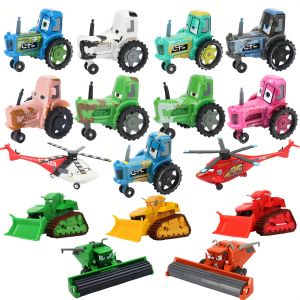 Takara Tomy | Cars Pixar Cars Lightning McQueen Rhapsody Matador Bulldozer Truck Mater Harvester 1:55 Diecast Metal Car Model Toys
