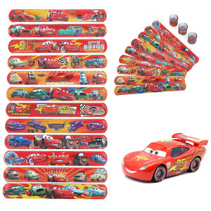 Disney | 12/24/36pcs Pixar Car Slap Bracelets – Lightning McQueen Party Favors & Keepsakes for Kids’ Birthdays Christmas Stocking Stuffer