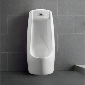 Bồn tiểu nam cảm ứng tự động xả nước men sứ trắng - Đen bảo hành 10 năm bộ cảm ứng BH 3 năm kiểu dáng hiện đại treo tường - Đứng đặt sàn cảm ứng thông minh xả thẳng