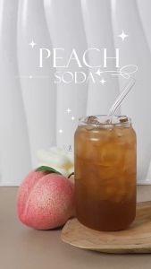 ผงชาพีชเข้มข้น ชงดื่ม 100 กรัม (Peach Flavored Black Tea)