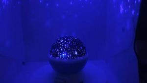 LED Rotating Projector Starry Sky Night Lamp Romantic Projection Light Moon Sky Romantic Night Light