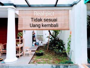 Tirai bambu gulung size 2x2 meter Doble tali kerekan