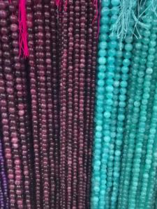 Purple Color Golden Jades Bead Natural Stone Beads for Jewelry Making DIY Bracelet Necklace Earring Accessories 4/6/8/10/12mm