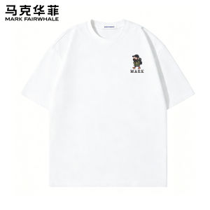 Mark Fairwhale | Heavier-weight 100% Cotton Loose Fit Summer T-shirt Cartoon Printed