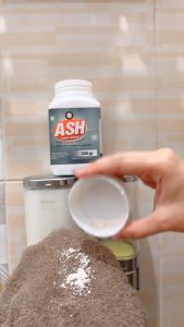 Bubuk Pembersih Kerak Kaca & Stainless Fason ASH 500gram