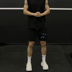 Extra Large 300 Pounds American High Street Sport Shorts Men Summer Loose Casual Straight Leg Wide Leg Five Shorts