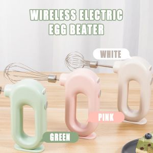 JF Wireless Food Blender 4 Speeds High Power Mixer Handheld Portable Blender Electric Egg Beater