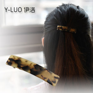 กิ๊บติดผมแบบหนีบหางม้าขนาดเล็กหรูหรา สไตล์เกาหลี วัสดุอะคริลิก กิ๊บติดผมสำหรับตกแต่งผม ที่คาดผมข้างบน