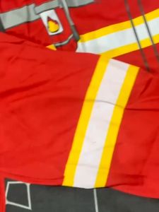 KOSTUM SETELAN BAJU ANAK DAMKAR PANJANG FREE TOPI