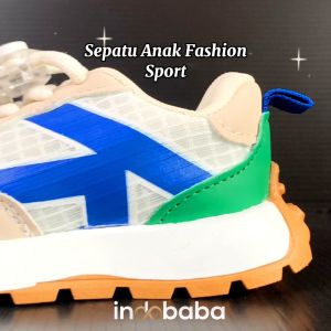 indobaba Sepatu Anak Perempuan Sport Import Sneaker Anak Laki-laki Size 21-25 Untuk Usia 1-5 Tahun S179