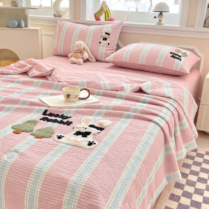 Kiss Dear | Cotton Tencel Summer Thin Quilt for Children Single