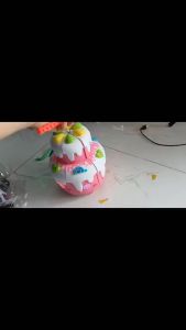 lồng đèn trung thu bánh sinh nhật loại lớn xoay cánh