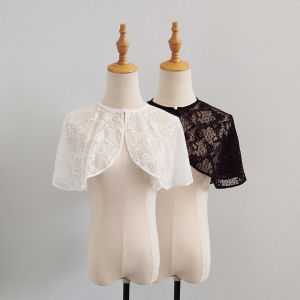 Mùa Xuân 2023 Khăn Choàng Cổ Thời Trang Nữ Cổ Tròn Ren Đa Năng Phong Cách Hàn Quốc Khăn Choàng Cổ Giả Khăn Choàng Mùa Đông