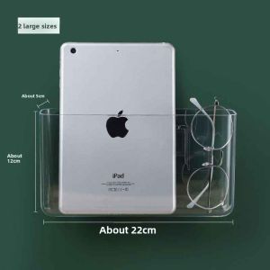 gumahus | Drill-Free Transparent Wall Mounted Storage Box