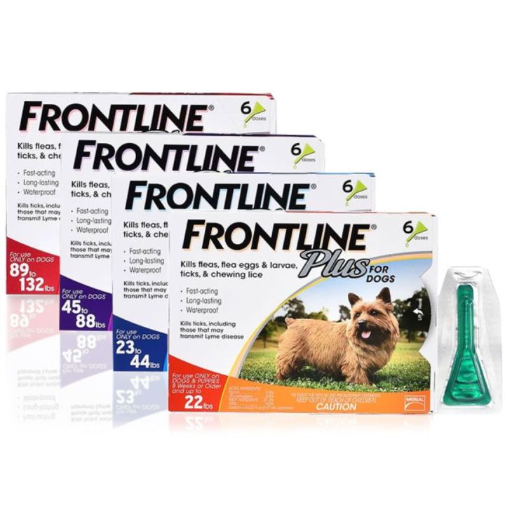 Frontline Plus Anti Ticks and Fleas Control for Cats and Dogs Box of 3 ...