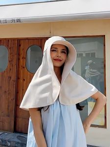 Topi Korean Topi Pelindung Matahari Pinggiran ekstra lebar dan ekstra besar uniseks topi