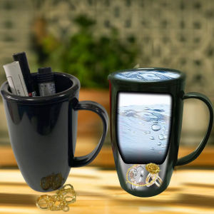 Portable Double Safe Water Cup With Hidden Compartment Hide Sight Secret Key Medicine Box Bottle Storage Case For Travel Outdoor