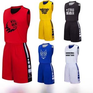 Summer Basketball Uniform Suit Boy Elementary School Students Training Camp Jersey Group Purchase Basketball Uniform Customization Racing Suit Ball Uniform Printed Number