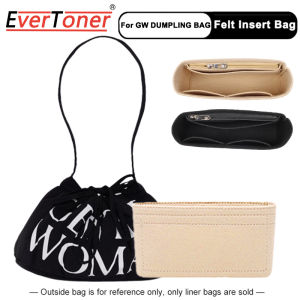 EverToner รู้สึกกระเป๋าสอดจัดสำหรับกระเป๋าทรงเกี๊ยว GW กล่องเก็บเครื่องสำอางกระเป๋าซับใน Tas Kosmetik ของผู้หญิง