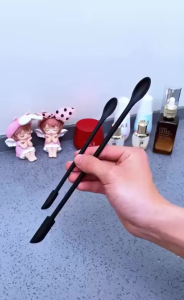 Set 3pcs 2in1 Silicone Slim Scraper Spoon Spatula / Mixing / Stirring / Sendok Aduk Minuman