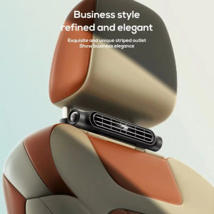 EKLEVA Innovative Car Seat Fan with Strong Wind Low Noise Three Adjustable Speeds Space-saving Design Ideal for Interior Cooling