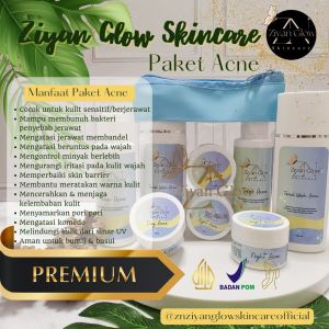 Paket Zn Ziyan Glow Skincare  plus Booster Serum /original Aman bumil busui BPOM / Nglow / jiyanglow