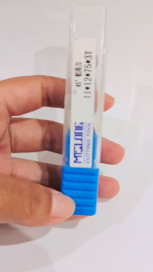 QBLADE CNC Mata End Mill HSS 3Flute 11mm x 75mm Mata End Mill 1Pcs Putih