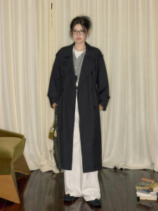 Áo Khoác Trench Coat Phong Cách Oversized Fit Rộng