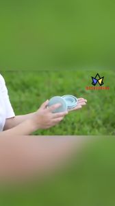 WESHOP8888 1pcs Portable Silicone Foldable Cup With Lid Folding Storage Travel Mug for Hot Water