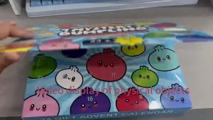 Sanrio | Soft Mystery Dumpling Advent Calendar Slow Resilience Anxiety Relief 24-Day Countdown Calendar Fidget Decompression blind boxes