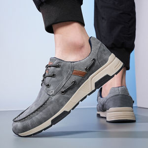 ORNGMALL Mens Trendy Casual Sneakers - High Quality Retro Casual Shoes - Breathable Comfortable Versatile Low-Top Shoes with Lace-Up Faux Upper & TPR Sole for Outdoor Sports & Daily Wear Minimalist Style Durable Footwear
