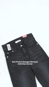 JINISO - Ultra Highwaist Cutbray Stretch Jeans 617 HANGOUT