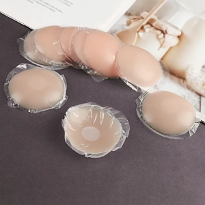 1 Pair Reusable Silicone Nipple Cover Push Up Invisible Washable Nipple Tape Summer Nipple Pasties