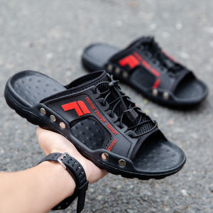 Casual Mens Sandals Breathable Ultra-light Outdoor Wear Summer 2025 Fashionable Slip-On Slippers Lightweight EVA Sole