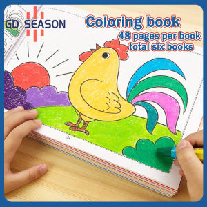 Kindergarten ladder coloring book 2-7 years old painting book childrens graffiti coloring painting
