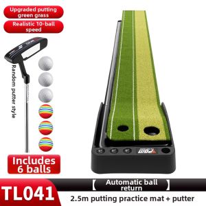 PGM GOLF | Indoor Golf Putting Trainer Mini Green Mat for Home and Office Use