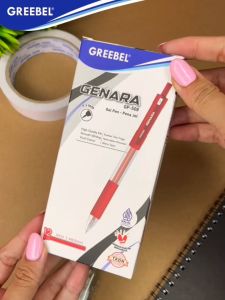 GREEBEL PULPEN GEL GENARA GP-508 0.5 MERAH 12 PCS / BALLPEN BALLPOIN GEL PEN