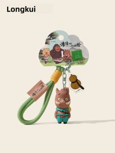 LONGKUI | Móc khóa gấu bông treo balo túi xách dễ thương