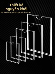 XSR | Acrylic Photo Display Frame A3/A4 Photo Wall Combination Frame No-Drill Installation