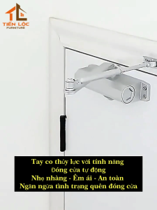 Tay Co Thủy Lực Cửa Tải Trọng Từ 20~85kg Bộ Đóng Cửa Tự Động Dùng Cho Mọi Loại Cửa Hoạt Động Ổn Định Lắp Đặt Dễ Dàng