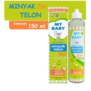 Minyak telon my baby plus eucalyptus anti nyamuk 8jm 150ml
