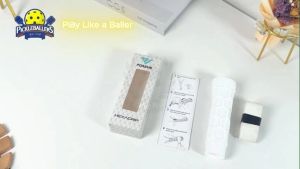 [Ready Stock] PORSVIK HEXAGRIP Pickleball Paddle Grip Kit (White) By Pickleballers Malaysia