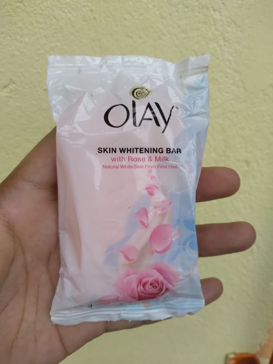 Olay skin whitening bar with rose and milk 60g Lazada PH