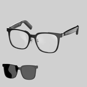 2-in-1 Smart Glasses With Magnetic Lenses Versatile Clear Vision Enhanced Comfort TWS SG18pro