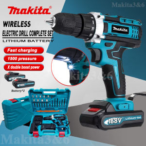6.0ah 48v Impact Cordless Drill Hand Drill 2 Battery 1 Charger Battery Screwdriver Set Cod | Philippines Stock