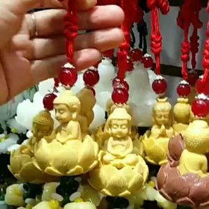 Khánh Treo Xe Ô Tô Hình Đức Phật Ngồi Đài Sen Phong Thuỷ Dây Treo Xe Ô Tô Phong Thuỷ Trang Trí Xe Ô Tô